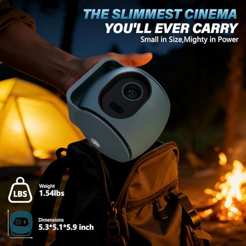 Image of zitronix Smart Projector for Room Built in Android 13 Keystone Correction 0.6: 1 Ultra Short Throw Projector for Home Cinema with HDMI /WiFi /USB 65W Type-c Power Port & PD30W Power Bank Permitted