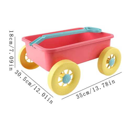 Chariot de plage extérieur pour transporter facilement les jouets de sable