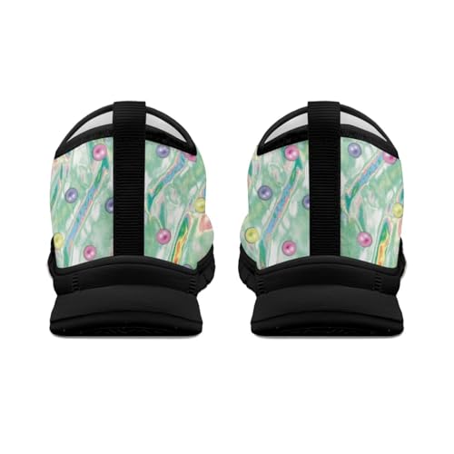 Image of Womens Slip On Walking Shoes Non Slip Loafer Breathable Holiday Travel Shoe Lightweight Casual Low Top Sneakers SizeUS 5.5-11.5