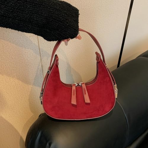 Bolso Hobo de Ante Vintage para Mujer miniatura 3