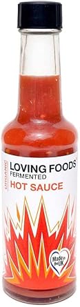 Loving Foods *Certified Organic* Hot Sauce 150ml Raw, Unpasteurised & Bursting with Beneficial Live Bacteria