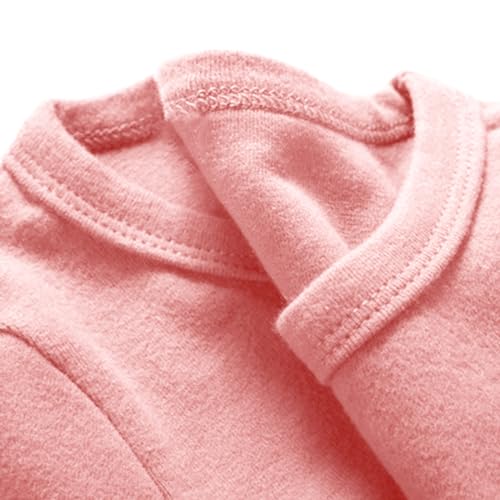 Boys Girls Long Sleeve T-Shirts Kids Soft Cotton Basic Layering Tee Tops Fall Winter Undershirts for 6M-14Yrs3