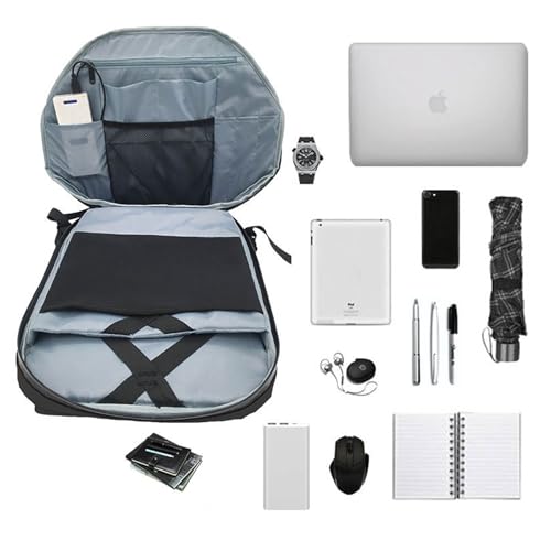 Sac à dos programmable à DEL 35 L avec compartiment double et batterie 10000mAh