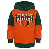 Outerstuff NCAA Toddler Sideline Fleece Set Hoodie and Pants, Miami Hurricanes 2T