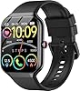 Smartwatch Uomo Donna, 1.96"HD Smartwatch con Effettua/Risposta Chiamate, 112+ Sportive, 24/7 Fitness Tracker con Cardiofrequenzimetro Contapassi Sonno, Impermeabile IP68 Smart Watch per Android iOS