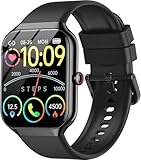 2026 Smartwatch Uomo Donna, 1.96"HD Smartwatch con Effettua/Risposta Chiamate, 112+ Sportive, Fitness Tracker con Cardiofrequenzimetro Contapassi Sonno, Impermeabile IP68 Smart Watch per Android iOS