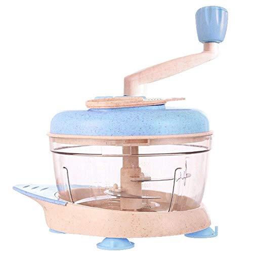 Manueller Food Chopper, Multifunktions-Fleischwolf für Küchenmaschinen, mit scharfen Klingen aus rostfreiem Stahl und Eiertrenner