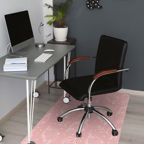 Tapis pour protection rectangulaire en PVC durable pour un sol de bureau préservé - 5