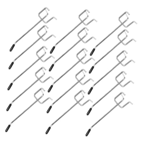 Cabilock Supermarket Display Hook Set Pack Sturdy Iron Utility Hooks for Keys Jewelry Tools Home Supermarket