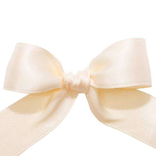 Image of Morex Ribbon 08816 /50-112 Double Face Satin Ribbon, 3 /8 inchx 50 Yd, Nude