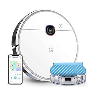 yeedi 2 hybrid robotstofzuiger met dweilfunctie, Visual-SLAM-navigatie, 2500 Pa zuigvermogen, ruimtekaart, 200 minuten…