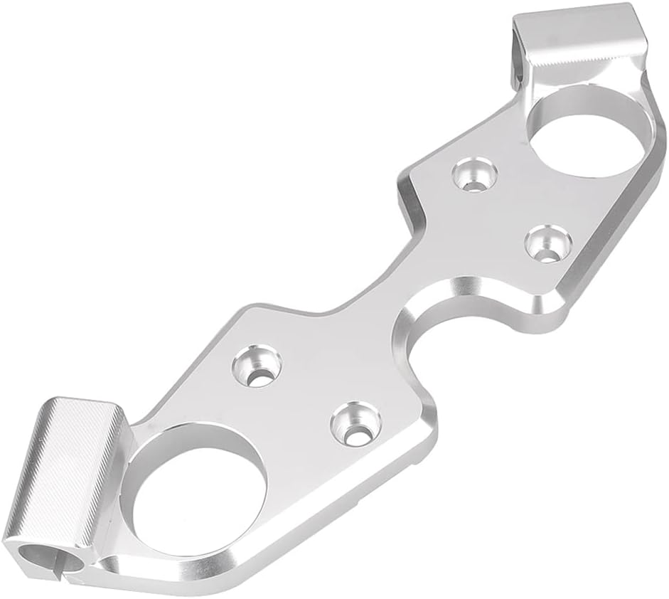 Cnwaga3 Motorcycle Lowering Triple Tree Front End Upper Top Clamp for Suzuki GSXR 1300 Hayabusa 2008-2017, Silver