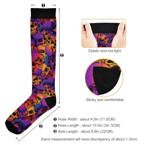 Image of Compression Socks for Women & Men, Knee High Socks for Circulation Medical Running Athletic Nurse Travel