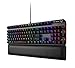 immagine 3ASUS TUF K7 Tastiera Gaming meccanica RGB Aura Sync con switch ottici, in alluminio, resistente all'acqua, tasti multimediali e poggiapolsi integrato in pelle [Layout Italiano]