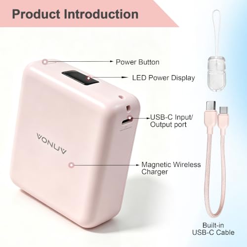 VONUV 10,000mAh Magnetic Power Bank $16.80 w/ Code + 58% Off Code P74QHUAY - image 5