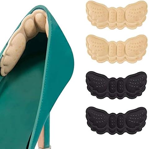 CosyInSofa Heel Grips, 4 Pairs Shoe Inserts for Shoes Too Big Anti-blister Heel Cushion Pads Heel Protectors Shoe Fillers Shoe Size Reducer for Women Men(Thick) Cover