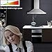 Tieasy Wall Mount Range Hood 30 inch with Ducted/Ductless Convertible Duct, Stainless Steel Chimney-Style Over Stove Vent Hood with LED Light, 3 Speed Exhaust Fan, 450 CFM