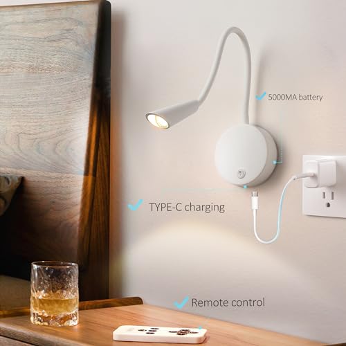 Luz de imagem sem fio para parede, luz de imagem regulável operada por bateria, iluminação de arte L