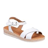 Oh! My Sandals 2200133 Sandalia DE Piel NIÑAS Blanco 33
