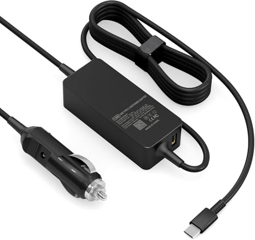 100W Laptop Car Charger USB C Car Charger for Dell Latitude/Precision/XPS, Compatible MacBook...