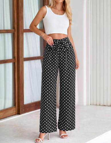 Image of BTFBM Striped Palazzo Pants for Women Casual Summer 2026