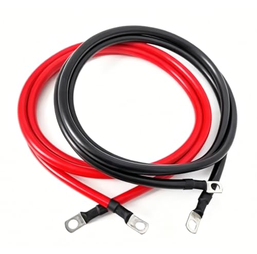 Power Battery Cables Wire Set 2AWG 3FT Heavy Duty Cable with 3/8 ...