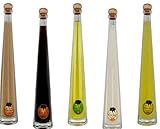 Medidas: 29 cm. - 10 cl. Lote de 10 Botellas de Licores Irene Villalucía (Sabores a Elegir). Detalles de Bodas y Eventos. 29 cm. - 10 cl  (Café)