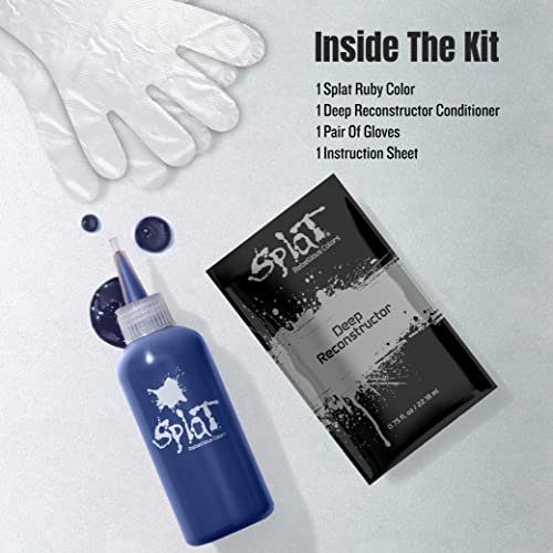 Splat Midnight Azure Semi-Permanent Blue Hair Color Kit No Bleach, Vegan, Cruelty Free #TOP1