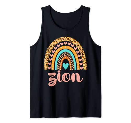 Zion - Camiseta de cumpleaños con nombre de Zion Camiseta sin Mangas