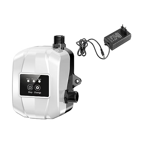 Bomba Presurizadora Automática de Agua, Controlador de Presión, Calentador Portátil con Energía Solar de 150 PA para Ducha Y Fregadero de Cocina, Blanco, Individual