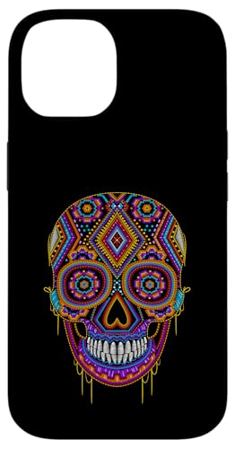 Dia de Los Muertos Floral Sugar Skull Mexico Day of The Dead �X�}�z�P�[�X iPhone 14 �p