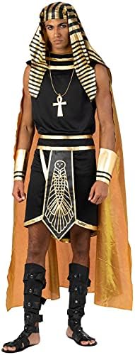 Morph Egyptian Costume Men, Pharaoh Costume Men, Egyptian Halloween Costumes For Adults