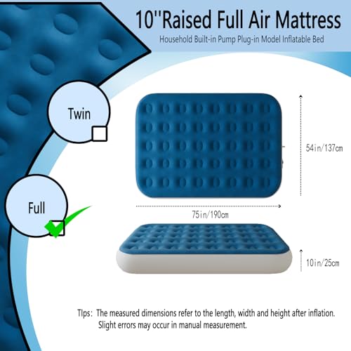 HikerSKY Full Air Mattress with Built in Pump,10