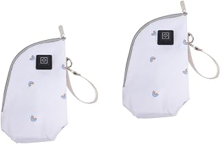 Toyvian 2 Pçs Saco De Isolamento De Garrafa De Bebê Portátil Aquecedor De Leite Materno Garrafa De Leite Do Bebê Aquecedores Portáteis Garrafas De Bebê Recém-Nascido Aquecedor De Leite