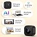 Hidden Camera,4K Mini Camera with AI Motion Detection, No Glow Auto Night Vision,Support Cloud & TF Storage,24/7 Nanny Cam Wireless Surveillance for Indoor Home and Office