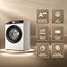 Hisense WF3S1043BW3 Waschmaschine mit Dampffunkunktion, 10.5 kg, 1400 U,min, 19 Programme, WIFI, ConnectLife, Power JetWash, Aqua Stop, Auto Wash, Quick Wash, Steam Refresh, EEK A-20 Prozent