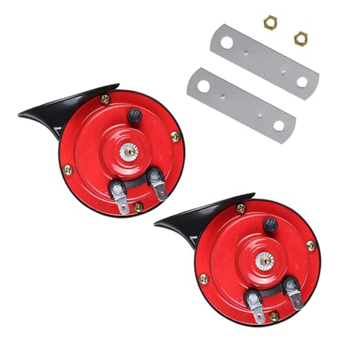 Cuerno de caracol eléctrico potente de 110db con kit de soporte de 12v