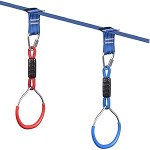 sportstrail Ninja Warrior Obstacle Course Rings (2pcs) Attac