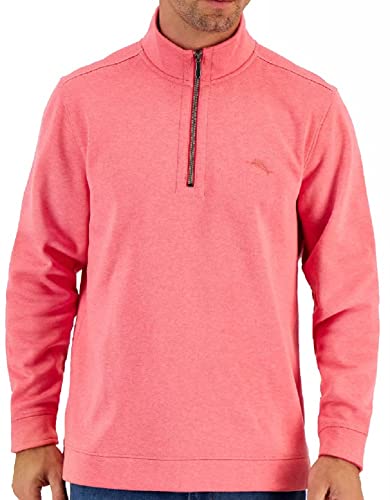 Tommy Bahama Tango Wave Half Zip Pullover (Color: Clarete Heather, Size Xl) #TOP22