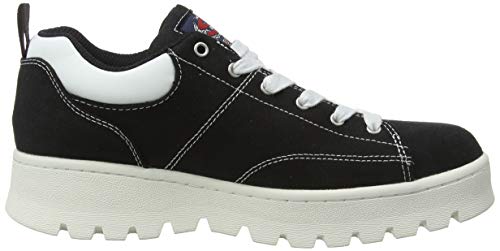 Skechers Skechers Women's Street Million-Wild'in Sneaker, Black Lt Pink Suede Rose Gold Duraleather Trim Blk, 35