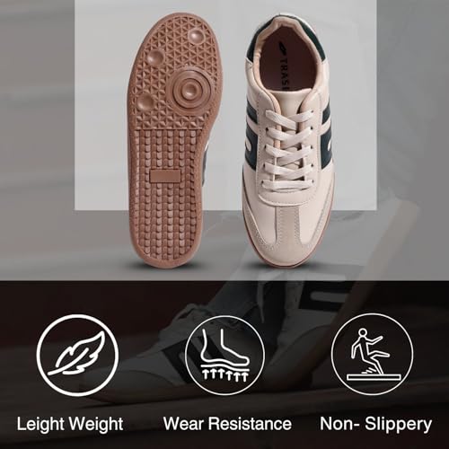 Image of TRASE Casual Sneaker Shoes for Women | Soft Cushioned Insole | Sneakers for Woman | Lightweight | Comfortable | Stylish, Trendy Girls and Women Sneakers with Laces