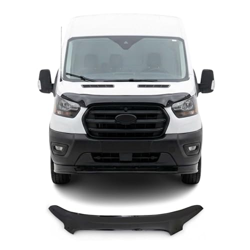 Deflector de capó resistente para Ford Transit PRE-FL evite daños por impactos de piedras