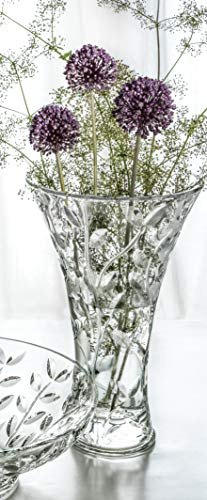 Rcr Crystal "Laurus" Vase 11" - Made In Italy #TOP5