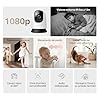 MERCUSYS MC200 Telecamera Wi-Fi Interno FHD, Videocamera Sorveglianza 360°, Visione Notturna, Audio a 2 Vie, Rilevamento di Movimento/Notifiche/Allarme, ZonaPrivacy, Supporta microSD fino a 512 GB