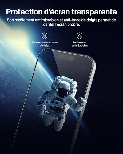 Verre trempé premium Belkin ScreenForce avec support Easy Align - 5
