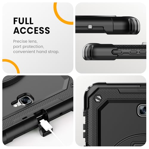 Coque Samsung Tab A 10.1 2016 Anti-Casse Écran avec Étui Robuste Noir