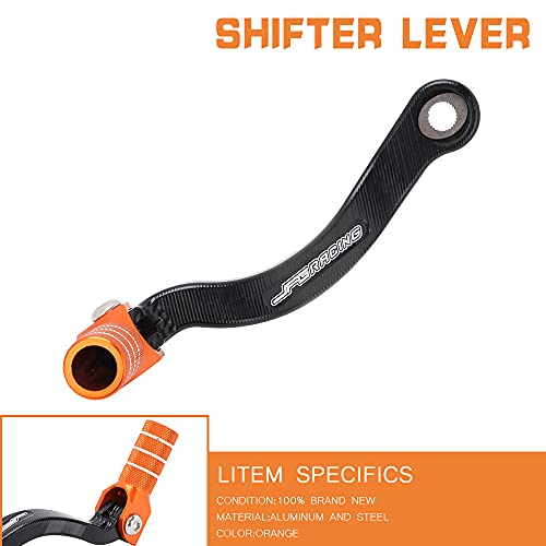 Ysmoto Motorcycle Rear Brake Foot Pedal Lever+Folding Shift Levers Shifter Cnc For Exc Smr Sx-F Xcf-W Xc-W Xc-F Exc-F Xcr-W 250 350 450 500 505 530 Dirt Bike Orange #TOP5