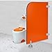 Urinal Partition for Kindergartens,Wall-mounted Urinal Screen Toilet Partition,Kindergartens Urinal Privacy Screen Divider Partition,Orange