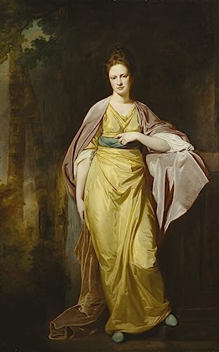 Peinture Murale Portrait de Mme Ellen Morewood pour Salon Chic