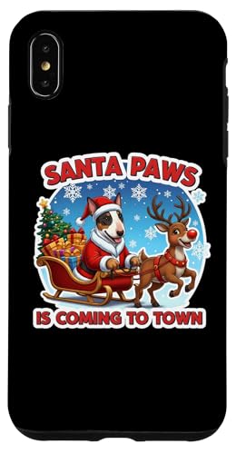 Santa Paws Is Coming To Town �N���X�}�X �u���e���A �� �N���X�}�X �X�}�z�P�[�X iPhone XS Max �p